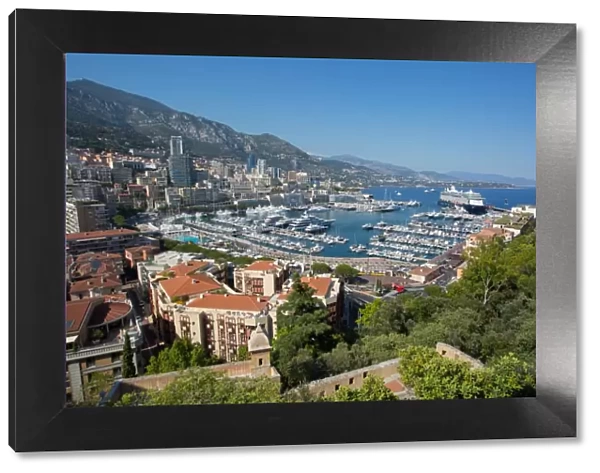 View of Harbour, Monaco, Mediterranean, Europe