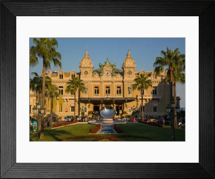 Framed Print : Casino, Casino Square, Monaco, Europe Framed Print : Casino, Casino Square, Monaco, Europe