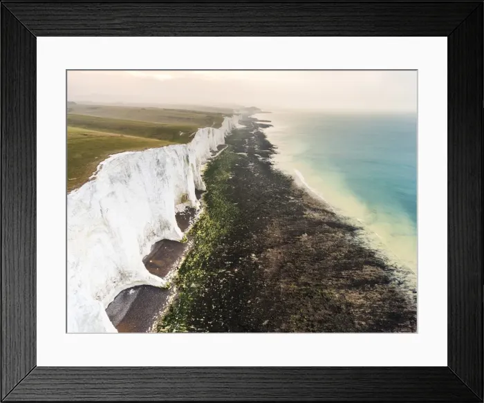Framed Print : The Seven Sisters chalk cliffs, South Downs National Park, East Sussex, England, United Kingdom Framed Print : The Seven Sisters chalk cliffs, South Downs National Park, East Sussex, England, United Kingdom