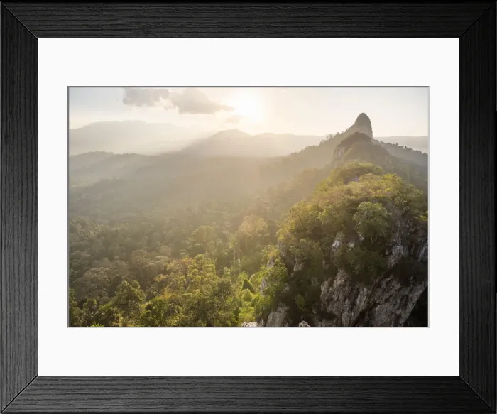 Framed Print : Bukit Tabur Mountain at sunrise, Kuala Lumpur, Malaysia, Southeast Asia, Asia