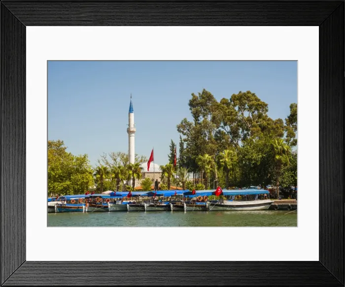 Framed Print : Waterfront, Dalyan, Mugla Province, Anatolia, Turkey, Asia Minor, Eurasia Framed Print : Waterfront, Dalyan, Mugla Province, Anatolia, Turkey, Asia Minor, Eurasia