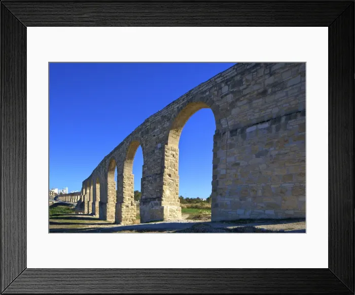 Framed Print : The 18th century Aqueduct, Larnaka, Cyprus, Eastern Mediterranean Sea, Europe Framed Print : The 18th century Aqueduct, Larnaka, Cyprus, Eastern Mediterranean Sea, Europe