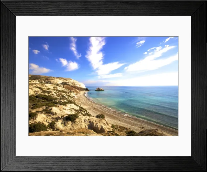 Framed Print : Saracen Rock, Paphos, Cyprus, Eastern Mediterranean Sea, Europe Framed Print : Saracen Rock, Paphos, Cyprus, Eastern Mediterranean Sea, Europe