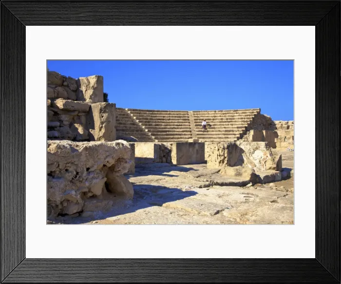 Framed Print : Roman Odeon, Kato Paphos Archaeological Park, UNESCO World Heritage Site, Paphos Framed Print : Roman Odeon, Kato Paphos Archaeological Park, UNESCO World Heritage Site, Paphos