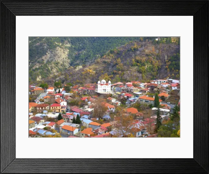 Framed Print : Village of Pedoulas, Troodos Mountains, Cyprus, Eastern Mediterranean, Europe Framed Print : Village of Pedoulas, Troodos Mountains, Cyprus, Eastern Mediterranean, Europe
