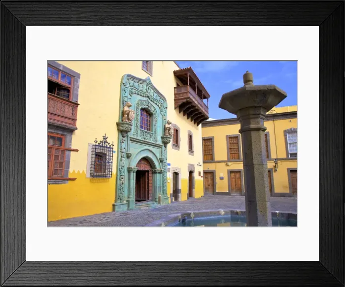 Framed Print : Casa de Colon, Vegueta Old Town, Las Palmas de Gran Canaria, Gran Canaria, Canary Islands Framed Print : Casa de Colon, Vegueta Old Town, Las Palmas de Gran Canaria, Gran Canaria, Canary Islands