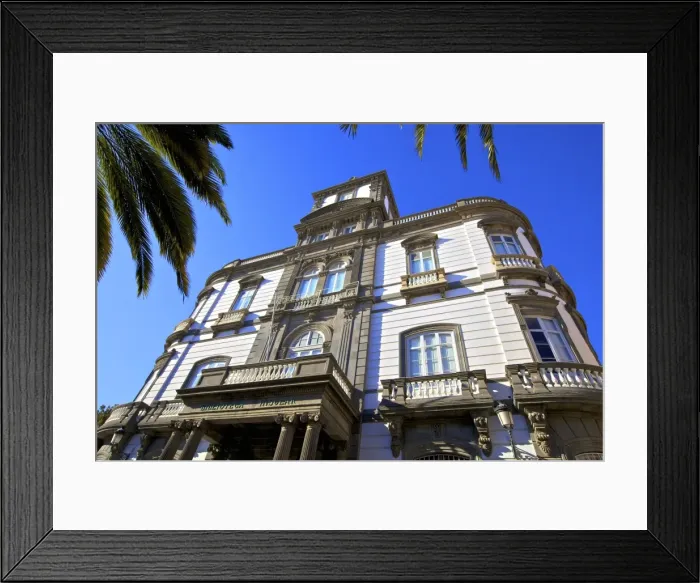Framed Print : Library Building, Las Palmas de Gran Canaria, Gran Canaria, Canary Islands, Spain Framed Print : Library Building, Las Palmas de Gran Canaria, Gran Canaria, Canary Islands, Spain