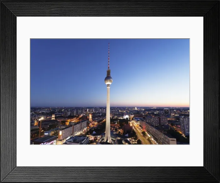 Framed Print : View from Hotel Park Inn over Alexanderplatz Square, Berliner Fernsehturm TV Tower Framed Print : View from Hotel Park Inn over Alexanderplatz Square, Berliner Fernsehturm TV Tower