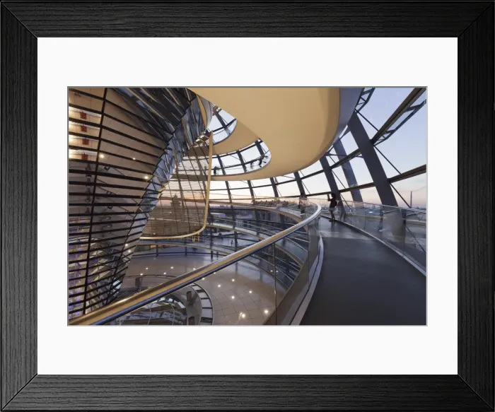 Framed Print : The Dome by Norman Foster, Reichstag Parliament Building at sunset, Mitte, Berlin Framed Print : The Dome by Norman Foster, Reichstag Parliament Building at sunset, Mitte, Berlin
