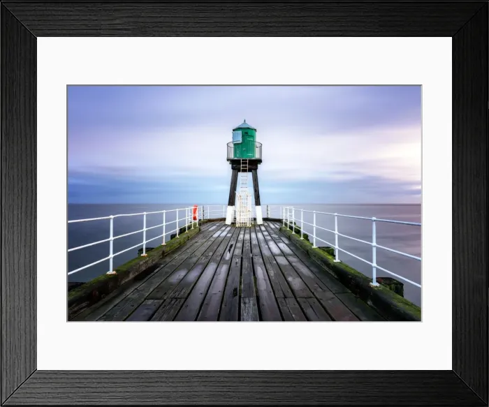 Framed Print : Whitby Pier at sunrise, Yorkshire, England, United Kingdom, Europe Framed Print : Whitby Pier at sunrise, Yorkshire, England, United Kingdom, Europe