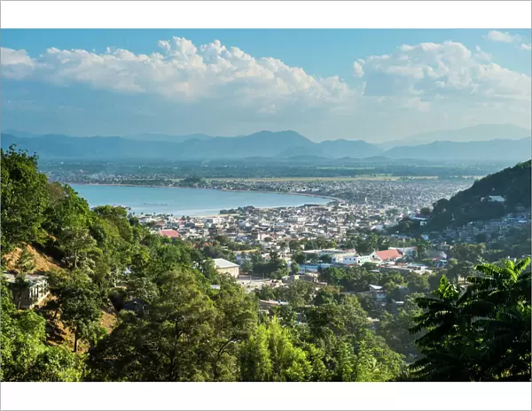 View over Cap Haitien, Haiti, Caribbean, Central America