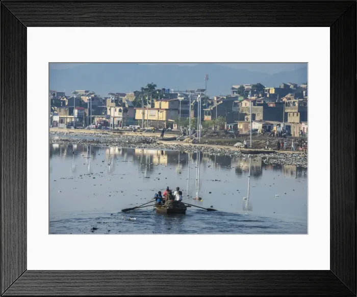 Framed Print : Totally polluted River Mapou flowing through Cap Haitien, Haiti, Caribbean, Central Framed Print : Totally polluted River Mapou flowing through Cap Haitien, Haiti, Caribbean, Central