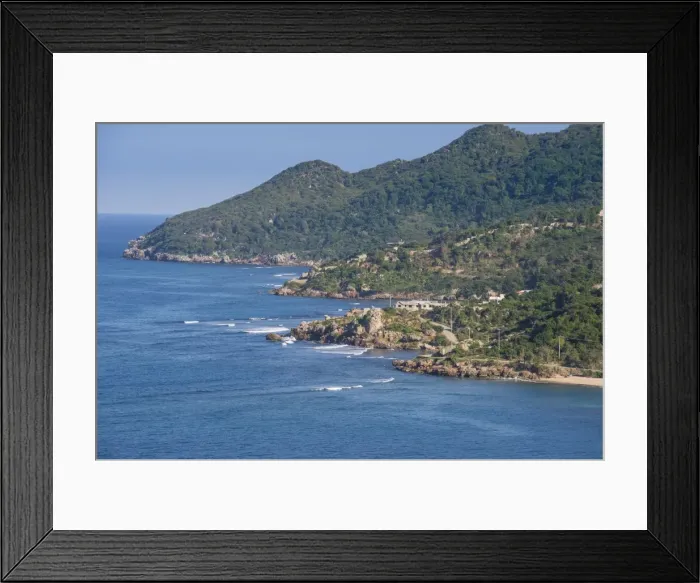 Framed Print : View over the beautiful coastline of Labadie, Cap Haitien, Haiti, Caribbean, Central