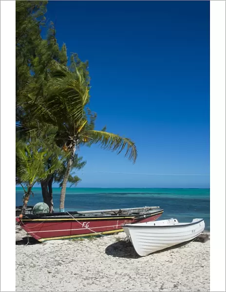 Little fishing boats, Providenciales, Turks and Caicos, Caribbean, Central America