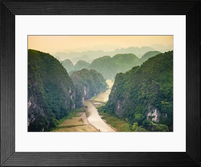 Framed Print : Karst mountain landscape at Hang Mua, Ninh Hai, Hoa Lu District, Ninh Binh Province Framed Print : Karst mountain landscape at Hang Mua, Ninh Hai, Hoa Lu District, Ninh Binh Province