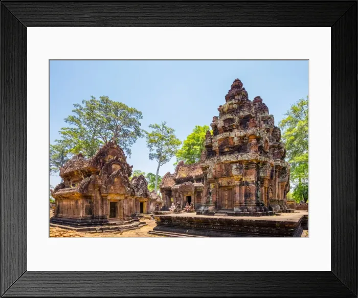 Framed Print : Prasat Banteay Srei temple ruins, UNESCO World Heritage Site, Angkor, Siem Reap Province Framed Print : Prasat Banteay Srei temple ruins, UNESCO World Heritage Site, Angkor, Siem Reap Province