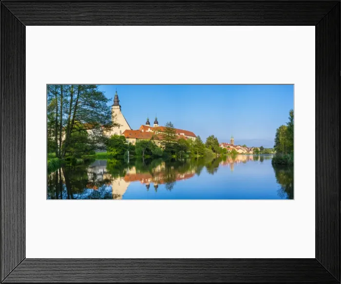 Framed Print : Telc, Vysocina Region, Czech Republic, Europe Framed Print : Telc, Vysocina Region, Czech Republic, Europe