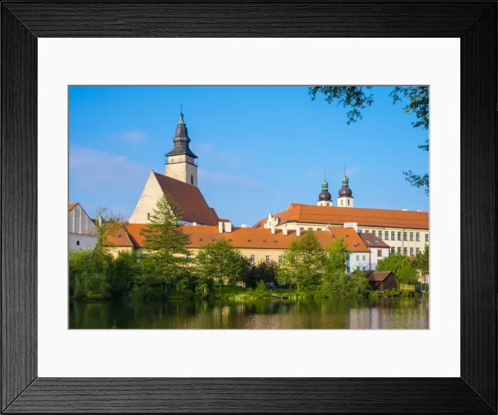 Framed Print : Telc, Vysocina Region, Czech Republic, Europe Framed Print : Telc, Vysocina Region, Czech Republic, Europe