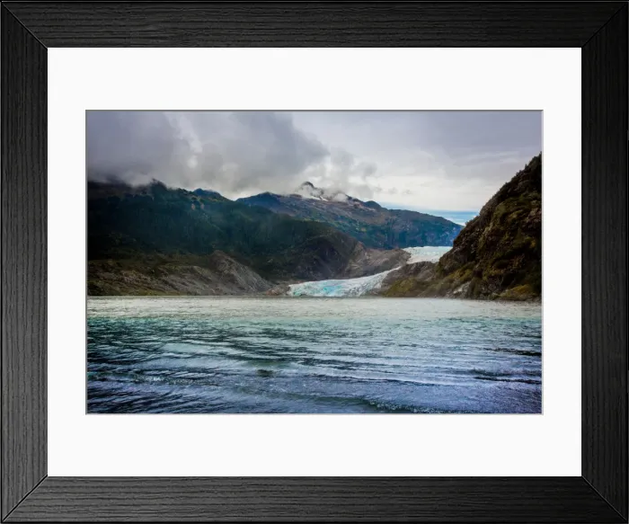 Framed Print : Mendenhall Glacier in Juneau, Alaska, United States of America, North America Framed Print : Mendenhall Glacier in Juneau, Alaska, United States of America, North America