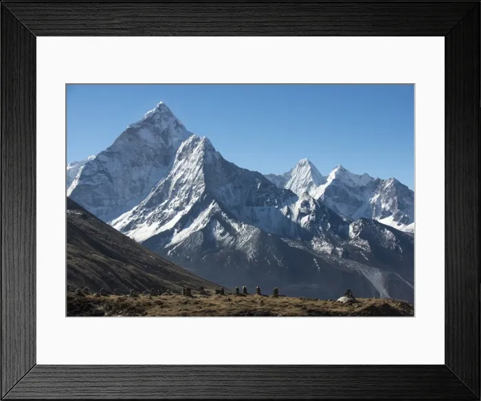 Framed Print : Ama Dablam, 6812m, in the Khumbu (Everest) Region, Nepal, Himalayas, Asia Framed Print : Ama Dablam, 6812m, in the Khumbu (Everest) Region, Nepal, Himalayas, Asia