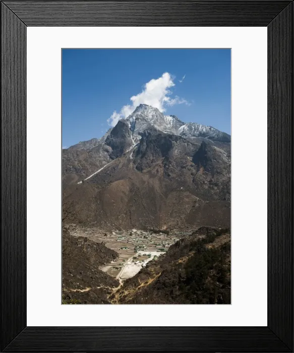 Framed Print : Khumjung village in the Khumbu (Everest) Region, Nepal, Himalayas, Asia Framed Print : Khumjung village in the Khumbu (Everest) Region, Nepal, Himalayas, Asia