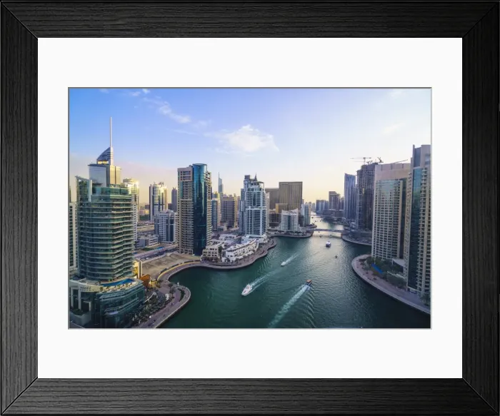 Framed Print : Dubai Marina, Dubai, United Arab Emirates, Middle East Framed Print : Dubai Marina, Dubai, United Arab Emirates, Middle East