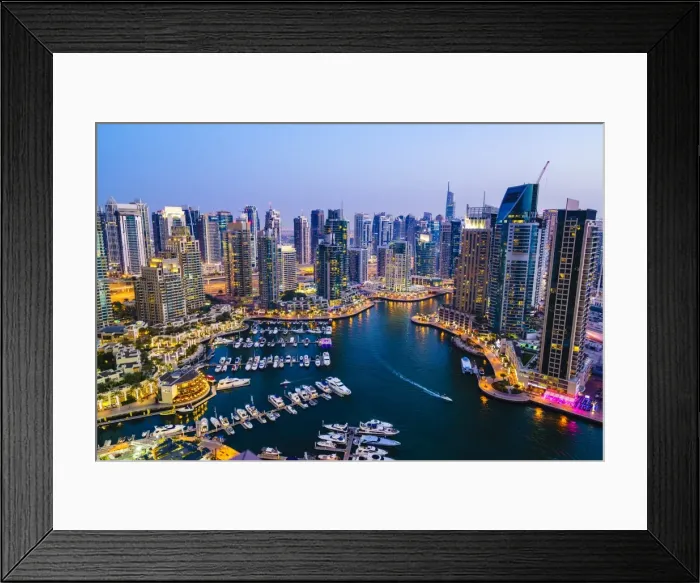 Framed Print : Dubai Marina, Dubai, United Arab Emirates, Middle East Framed Print : Dubai Marina, Dubai, United Arab Emirates, Middle East