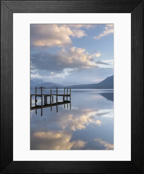 Framed Print : Brandlehow Bay, Borrowdale, Lake Derwent Water at daybreak, Lake District National Park Framed Print : Brandlehow Bay, Borrowdale, Lake Derwent Water at daybreak, Lake District National Park
