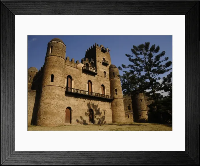 Framed Print : Fasilides Castle in Gondar, Ethiopia, Africa