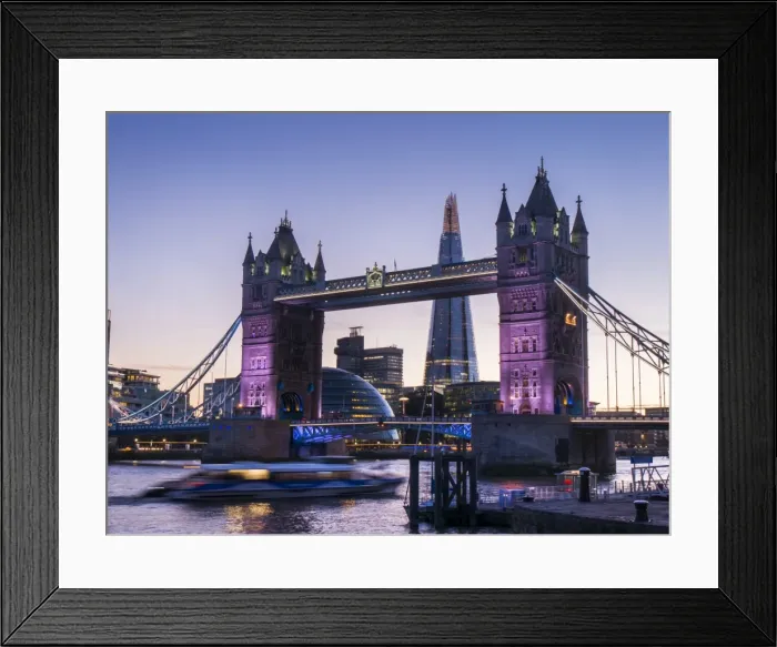 Framed Print : Tower Bridge, Shard and City Hall, London, England, United Kingdom, Europe Framed Print : Tower Bridge, Shard and City Hall, London, England, United Kingdom, Europe