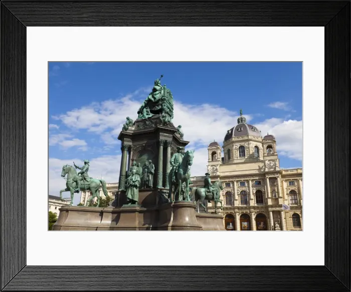 Framed Print : Maria Theresa Monument and Museum of Natural History, Vienna, Austria, Europe Framed Print : Maria Theresa Monument and Museum of Natural History, Vienna, Austria, Europe