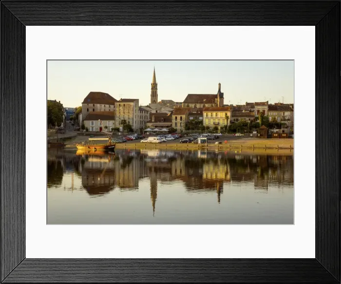 Framed Print : Port and River Dordogne, Bergerac, Perigord, Aquitaine, France, Europe Framed Print : Port and River Dordogne, Bergerac, Perigord, Aquitaine, France, Europe
