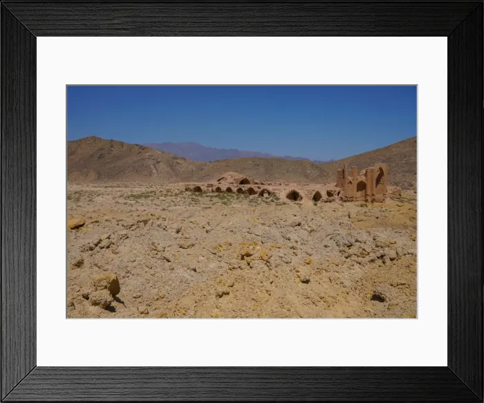 Framed Print : Ruined caravanserai on old Silk Route, near Natanz, Iran, Middle East Framed Print : Ruined caravanserai on old Silk Route, near Natanz, Iran, Middle East