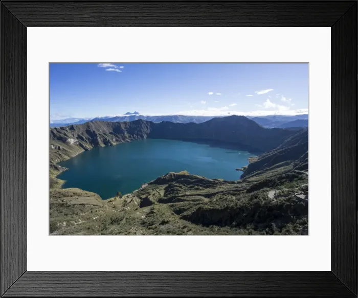 Framed Print : Quilotoa Loop, volcanic crater lake, Ecuador, South America Framed Print : Quilotoa Loop, volcanic crater lake, Ecuador, South America