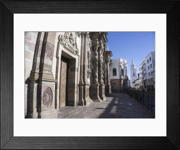 Framed Print : Iglesia de la Compania de Jesus, UNESCO World Heritage Site, Quito, Ecuador, South Framed Print : Iglesia de la Compania de Jesus, UNESCO World Heritage Site, Quito, Ecuador, South