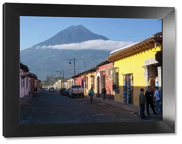 Antigua and Vulcano Fuego, Guatemala, Central America