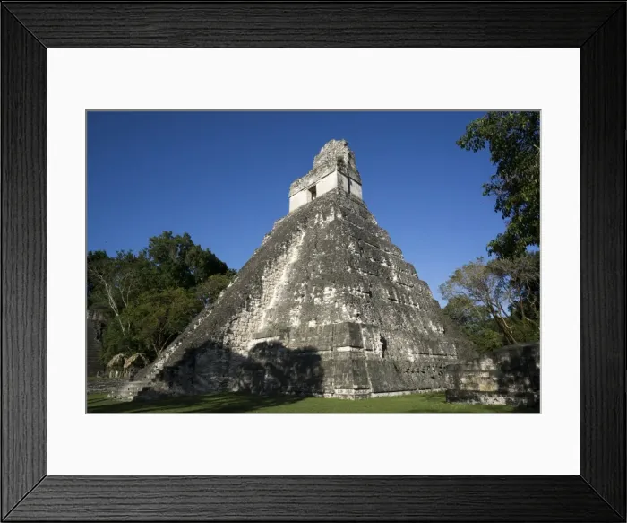 Framed Print : Tikal temple 1, Pre-Columbian Maya civilisation, Tikal, UNESCO World Heritage Site Framed Print : Tikal temple 1, Pre-Columbian Maya civilisation, Tikal, UNESCO World Heritage Site
