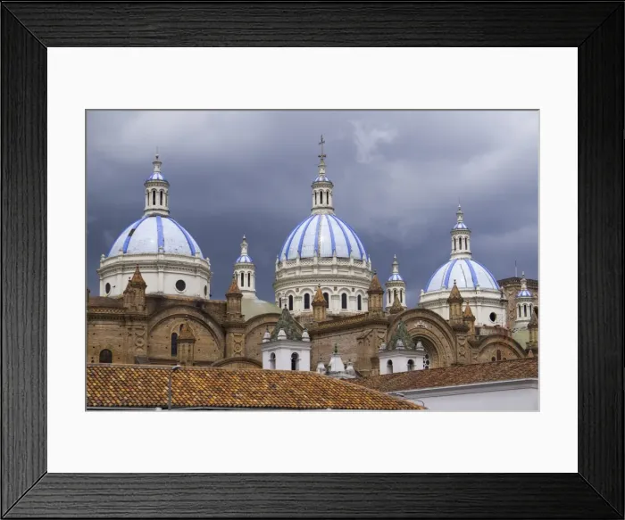 Framed Print : Cuenca cathedral, Cuenca, UNESCO World Heritage Site, Ecuador, South America