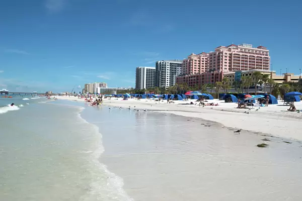 The beach at Clearwater, Florida, United States of America, North America