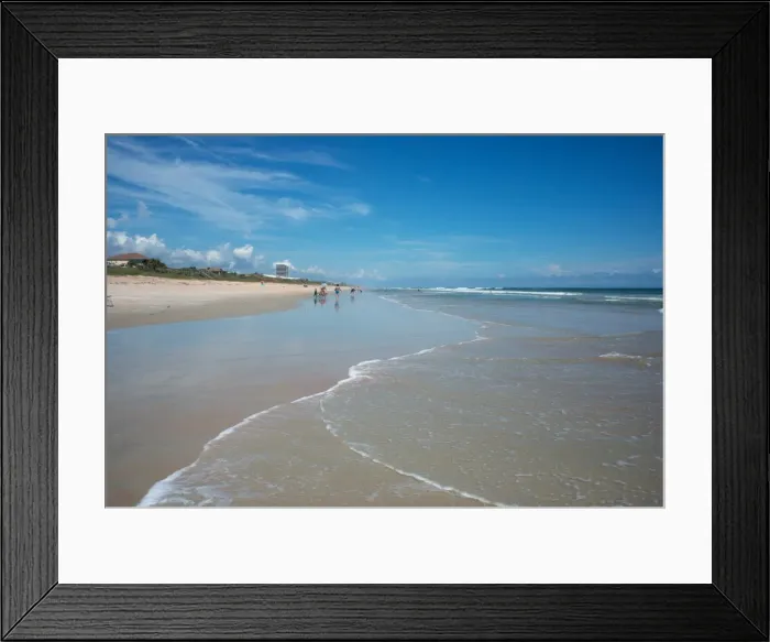 Framed Print : The beach at Flagler Beach, Florida, United States of America, North America Framed Print : The beach at Flagler Beach, Florida, United States of America, North America
