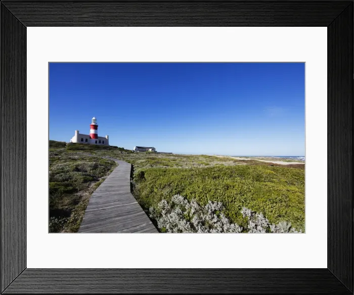 Framed Print : Agulhas lighthouse at southernmost tip of Africa, Agulhas National Park, Western Cape Framed Print : Agulhas lighthouse at southernmost tip of Africa, Agulhas National Park, Western Cape