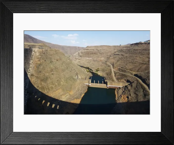 Framed Print : Katse Dam, Lesotho, Africa Framed Print : Katse Dam, Lesotho, Africa