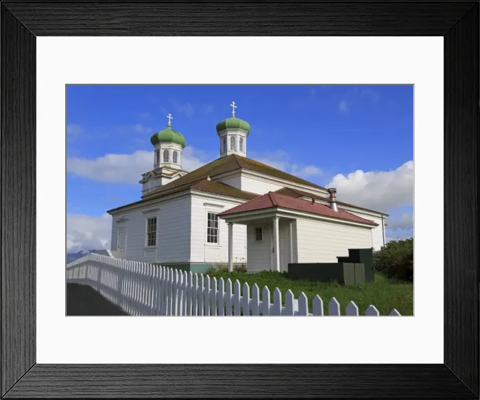 Framed Print : Russian Orthodox Church, Unalaska Island, Aleutian Islands, Alaska, United States of America Framed Print : Russian Orthodox Church, Unalaska Island, Aleutian Islands, Alaska, United States of America
