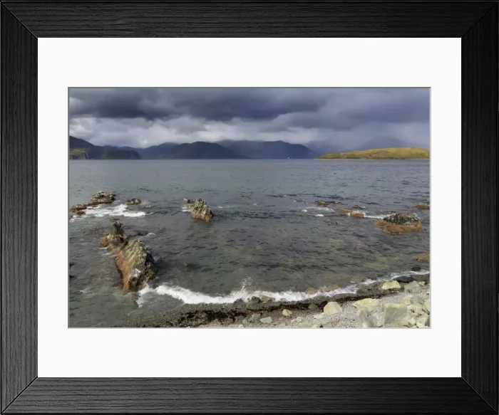 Framed Print : Unalaska Bay, Dutch Harbor, Aleutian Islands, Alaska, United States of America, North Framed Print : Unalaska Bay, Dutch Harbor, Aleutian Islands, Alaska, United States of America, North