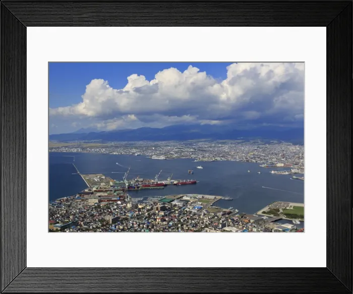 Framed Print : Ropeway view, Hakodate City, Hokkaido Prefecture, Japan, Asia Framed Print : Ropeway view, Hakodate City, Hokkaido Prefecture, Japan, Asia