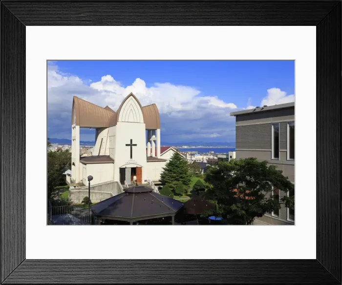 Framed Print : Episcopal Church, Hakodate City, Hokkaido Prefecture, Japan, Asia Framed Print : Episcopal Church, Hakodate City, Hokkaido Prefecture, Japan, Asia
