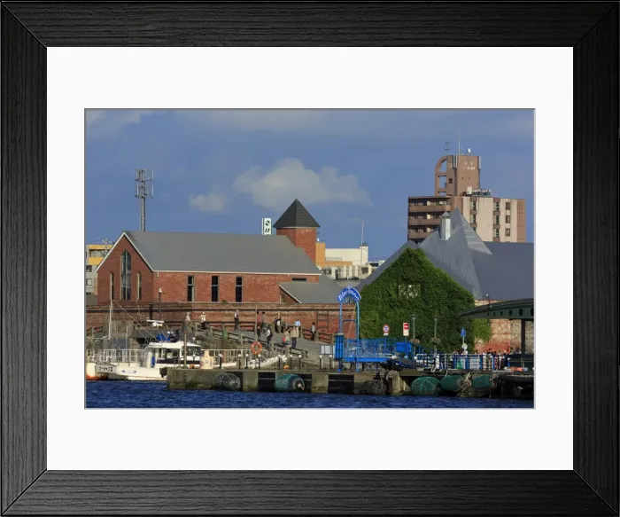 Framed Print : Red Brick Warehouse District, Hakodate City, Hokkaido Prefecture, Japan, Asia Framed Print : Red Brick Warehouse District, Hakodate City, Hokkaido Prefecture, Japan, Asia