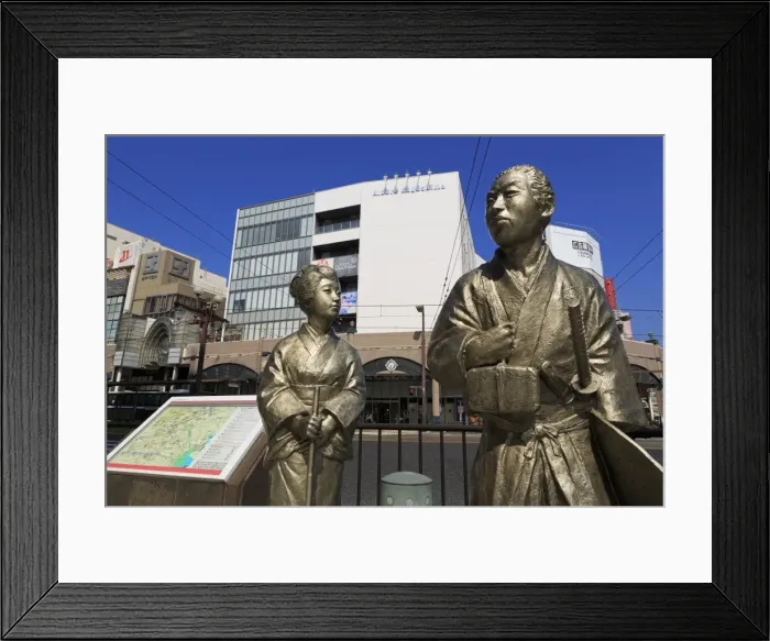 Framed Print : Tokisirube statues, Kagoshima City, Kyushu Island, Japan, Asia Framed Print : Tokisirube statues, Kagoshima City, Kyushu Island, Japan, Asia