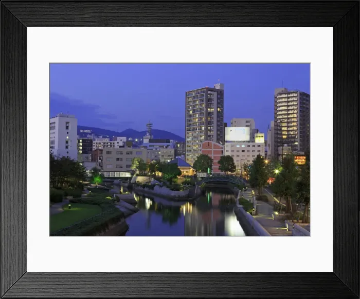 Framed Print : Nakashima River, Nagasaki, Kyushu Island, Japan, Asia Framed Print : Nakashima River, Nagasaki, Kyushu Island, Japan, Asia