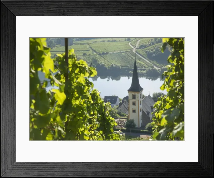 Framed Print : St. Lawrences Church, Bremm, Rhineland-Palatinate, Germany, Europe Framed Print : St. Lawrences Church, Bremm, Rhineland-Palatinate, Germany, Europe